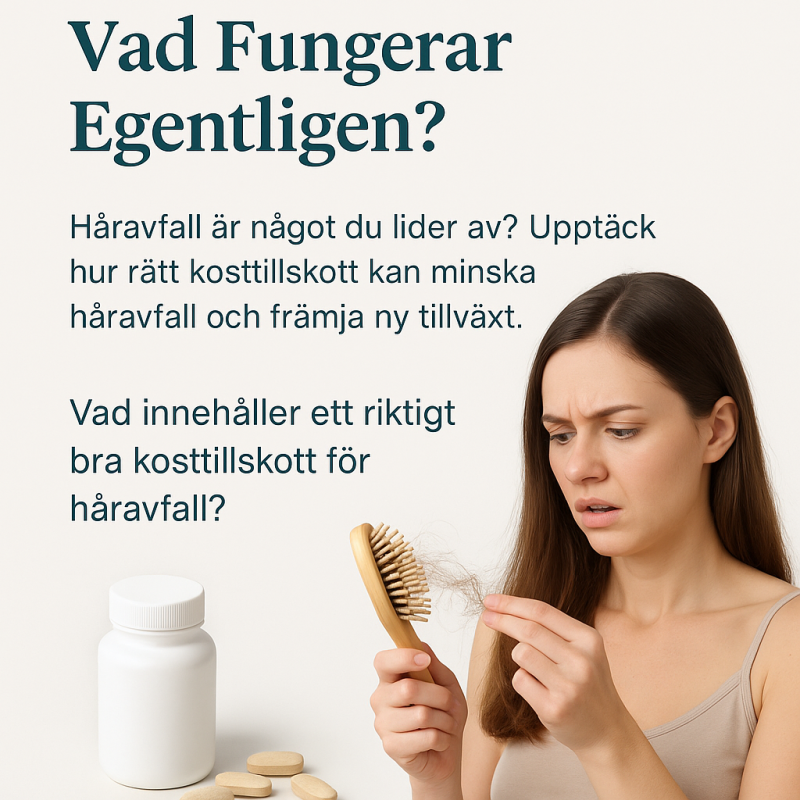 Håravfall och kostillskott